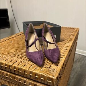 Ann Taylor Plum Heels